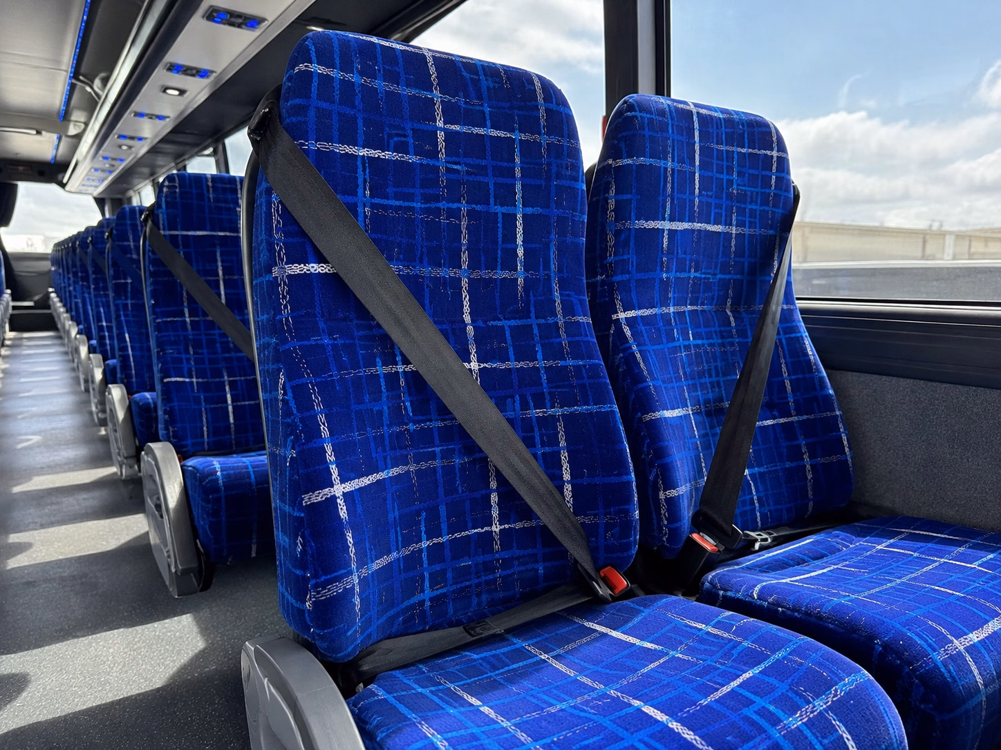 greensboro charter bus interior gallery