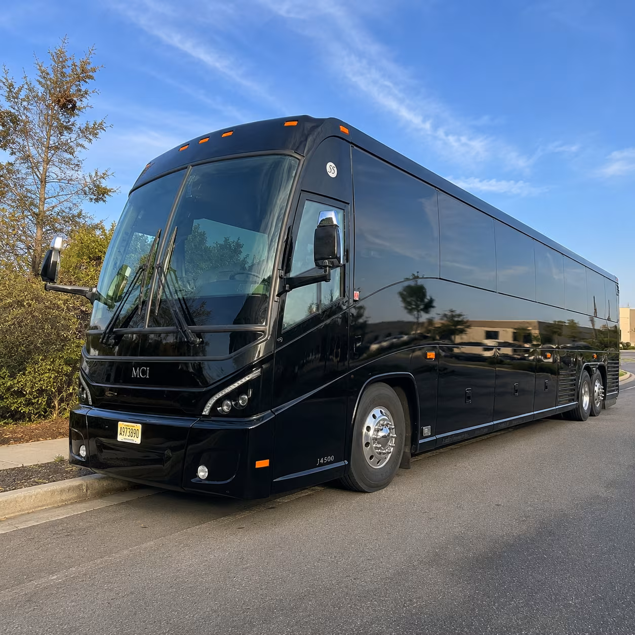 greensboro charter bus interior