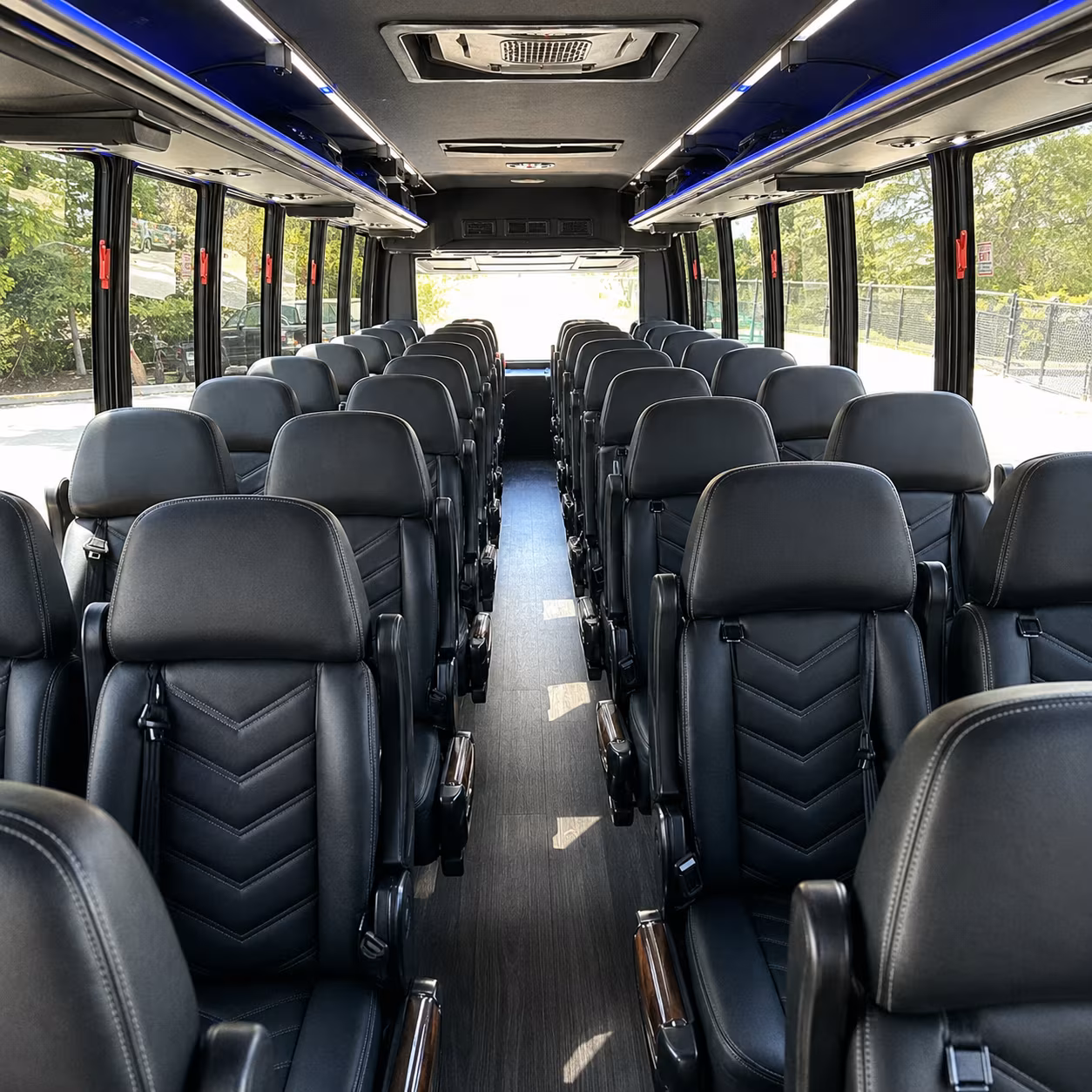 greensboro long distance transportation onboard seating
