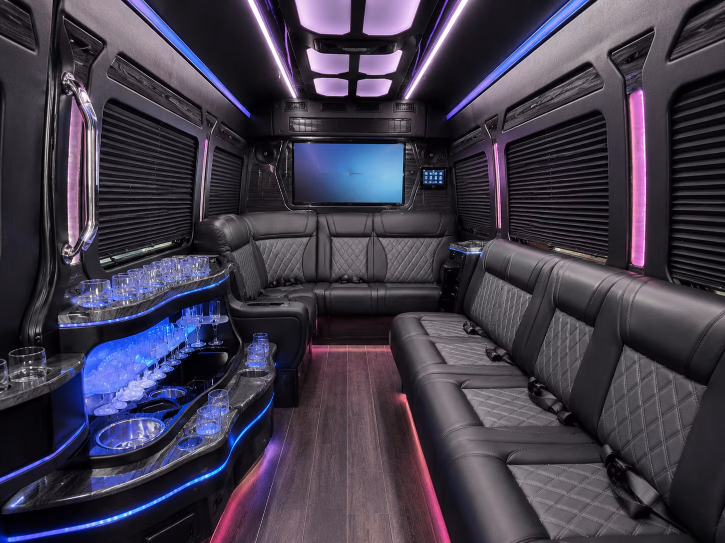 multi stop prom bus pickup routes across greensboro neighborhoods